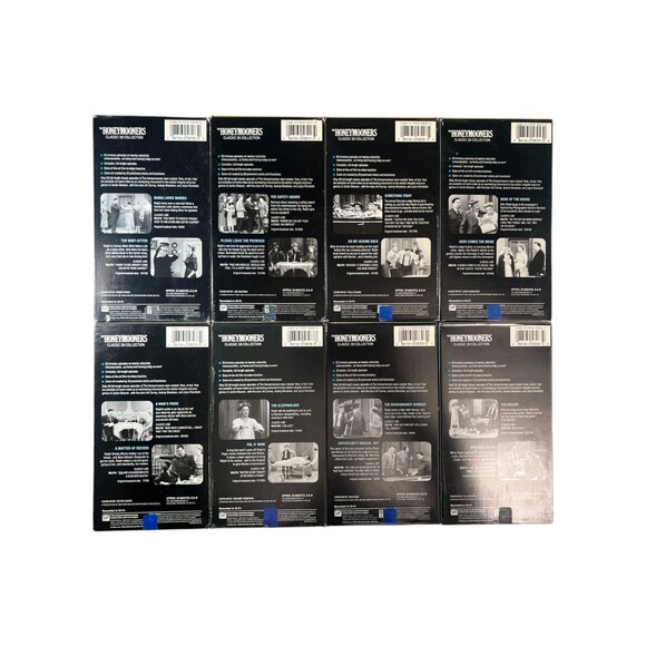 THE HONEYMOONERS Classic 39 Collection LOT of 8 VHS Tapes 16 Episodes 80s TESTED - Picture 3 of 16